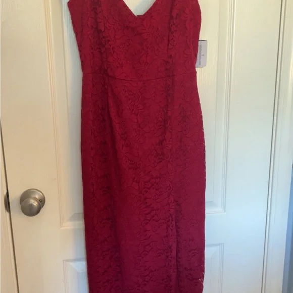 Windsor Dresses | Windsor Red Lace Dress | Color: Red | Size: XL | Emilydee98'S Closet